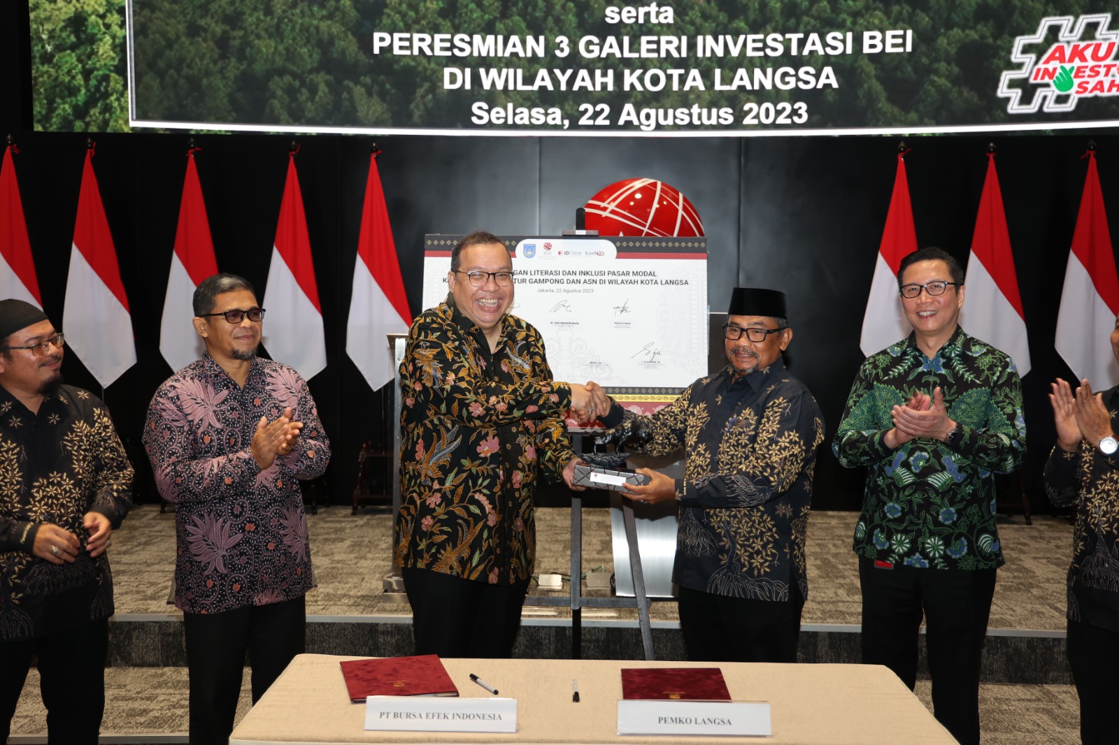 Pemerintah Kota Langsa Melakukan Penandatanganan MOU Dengan PT Bursa Efek Indonesia