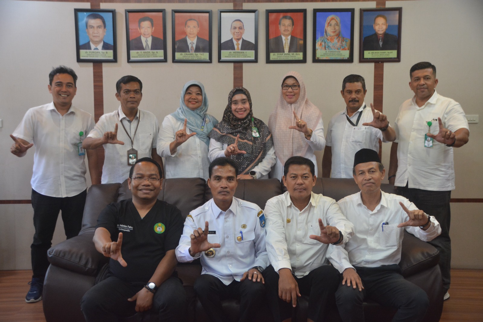 Pj. Walikota Langsa Syaridin, S. Pd., M. Pd Melakukan Kunjungan kerja dan silaturahmi Dengan Manajemen RSUD Langsa
