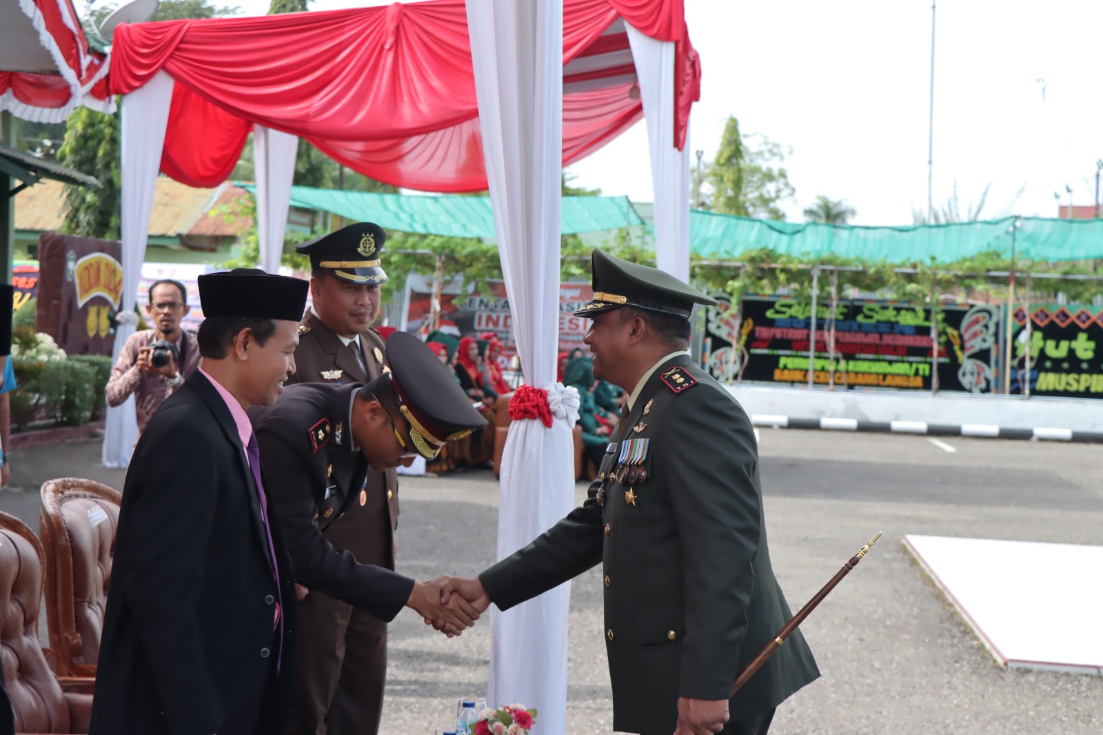 Upacara HUT TNI ke-78 Tahun 2023 di Kodim 0104/Atim Berlangsung Khidmat