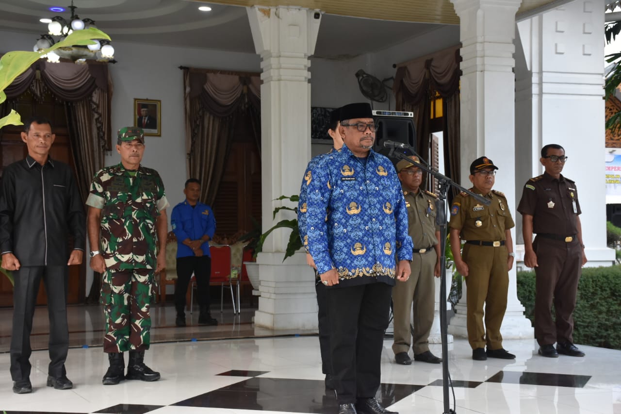 Pemko Langsa Peringati HUT Satpol PP, Damkar, Linmas Dan WH Kota Langsa Tahun 2024